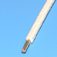 SIF-GL silicone cable with glass fibre braid